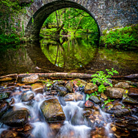 Buy canvas prints of Bridge over the River Meavy by Gary Holpin