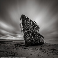 Buy canvas prints of Moody day at the shipwreck  by Gary Holpin