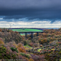 Buy canvas prints of Autumn at the Meldon viaduct by Gary Holpin