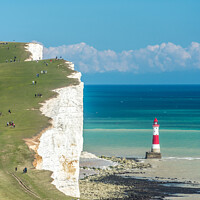 Buy canvas prints of Beachy Head Lighthouse by Patrick Metcalfe