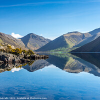 Buy canvas prints of Wast Water Reflections by Patrick Metcalfe