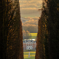 Buy canvas prints of Chevening House through the Keyhole by Patrick Metcalfe