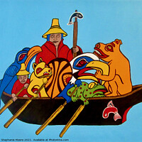 Buy canvas prints of Haida Boat by Stephanie Moore