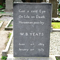 Buy canvas prints of Memorial to W.B.Yeats by Stephanie Moore