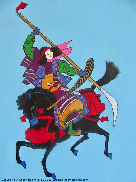 Samurai Warrior #4 Picture Board by Stephanie Moore