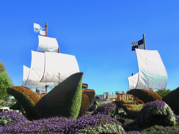 The Ships of Christopher Columbus Picture Board by Stephanie Moore