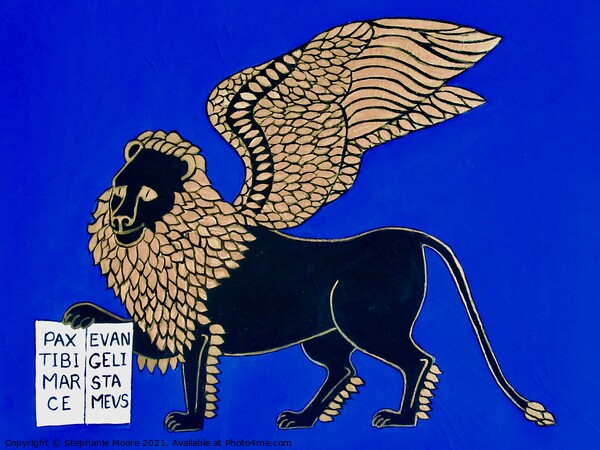 Lion of St. Mark Picture Board by Stephanie Moore
