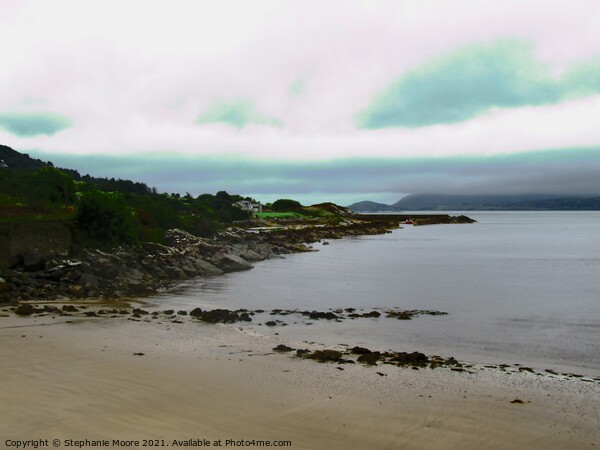 Lough Swilly in the rain Picture Board by Stephanie Moore