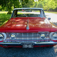 Buy canvas prints of 1962 Plymouth seen from the front by Stephanie Moore
