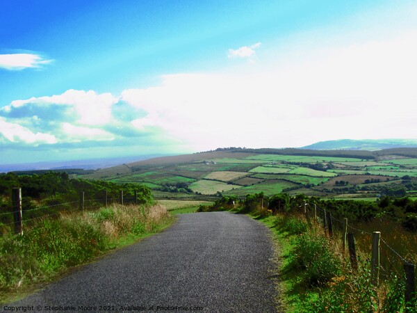 Lonely road in Donegal Picture Board by Stephanie Moore