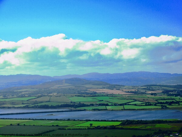 View from Aileach of Grianan Picture Board by Stephanie Moore