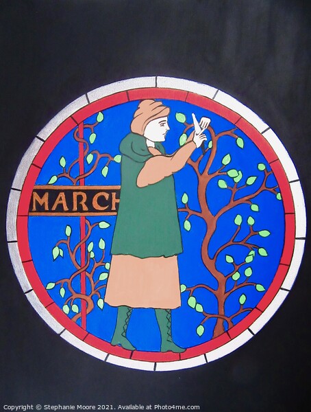 Medieval Month of March Picture Board by Stephanie Moore