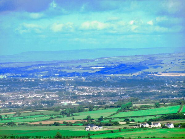 View from Grianan of Aileach Picture Board by Stephanie Moore