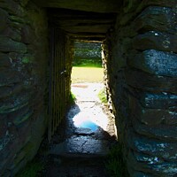Buy canvas prints of Doorway in the wall of Grianan Aileach by Stephanie Moore