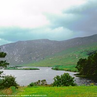 Buy canvas prints of Loch Veagh in the rain by Stephanie Moore