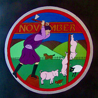 Buy canvas prints of Medieval November by Stephanie Moore