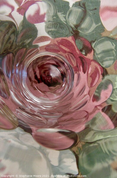 Abstract rose Picture Board by Stephanie Moore
