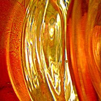 Buy canvas prints of Golden shapes by Stephanie Moore