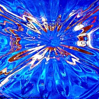 Buy canvas prints of Abstract in Blue by Stephanie Moore