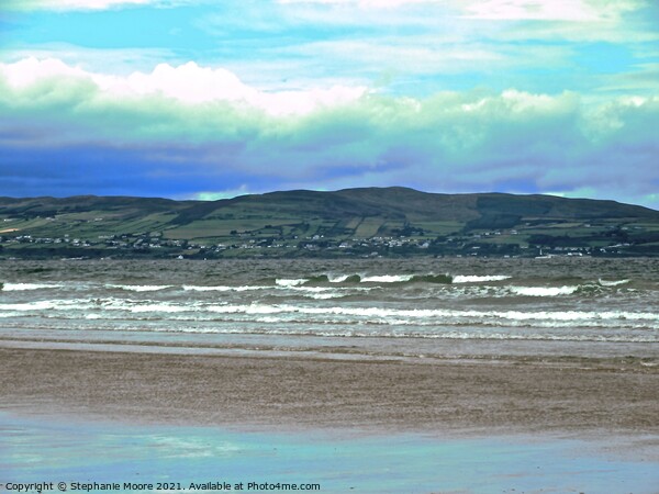 Downhill Beach Picture Board by Stephanie Moore