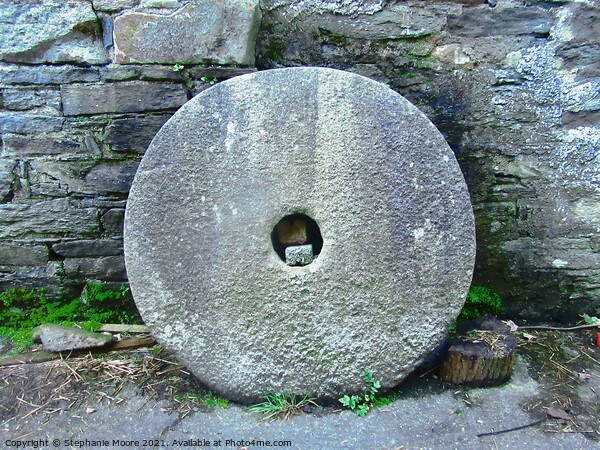 Old Grindstone in Donegal, Ireland Picture Board by Stephanie Moore