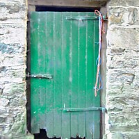 Buy canvas prints of Old Barn Door by Stephanie Moore