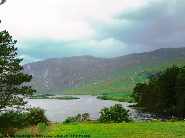 Lough Veagh on a misty day Picture Board by Stephanie Moore