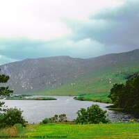 Buy canvas prints of Lough Veagh on a misty day by Stephanie Moore