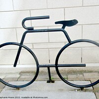 Buy canvas prints of Bicycle Stand by Stephanie Moore