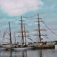 Buy canvas prints of Tall ships by Stephanie Moore