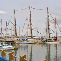 Buy canvas prints of Tall ships by Stephanie Moore