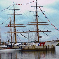 Buy canvas prints of Tall Ships by Stephanie Moore