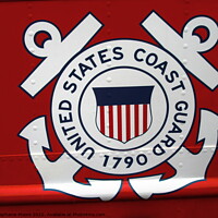 Buy canvas prints of US Coast Guard insignia by Stephanie Moore