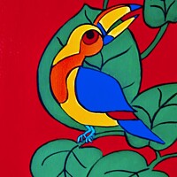 Buy canvas prints of Tropical Bird by Stephanie Moore