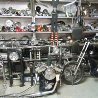 Buy canvas prints of Motor cycle Stuff by Stephanie Moore