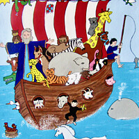 Buy canvas prints of Noah's ark by Stephanie Moore