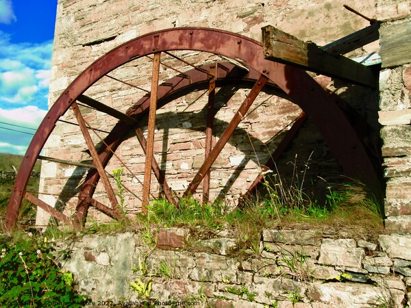 Water wheel at Corrigan's Mill Picture Board by Stephanie Moore