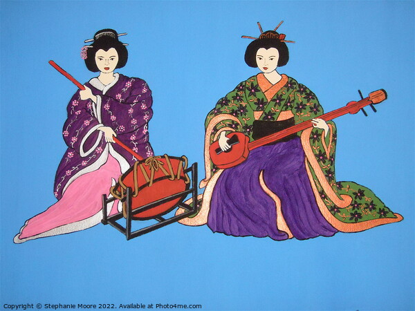 Japanese Serenade Picture Board by Stephanie Moore