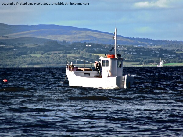 Donegal Fishing boat Picture Board by Stephanie Moore