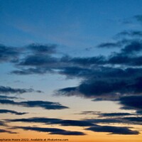 Buy canvas prints of Summer evening sunset by Stephanie Moore