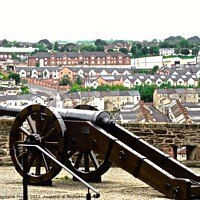 Buy canvas prints of Cannon overlooking Bogside by Stephanie Moore