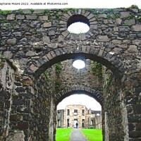 Buy canvas prints of The Ruins of Downhill, Derry, Northern Ireland by Stephanie Moore