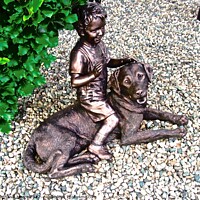 Buy canvas prints of Bronze sculpture by Stephanie Moore