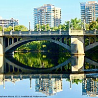 Buy canvas prints of Rideau River Reflections by Stephanie Moore