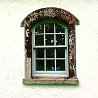 Buy canvas prints of Irish Cottage window by Stephanie Moore