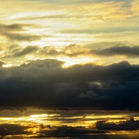 Buy canvas prints of Dramatic sunset by Stephanie Moore