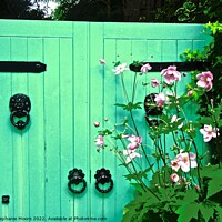 Buy canvas prints of Green Garden Gates by Stephanie Moore