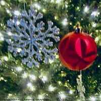 Buy canvas prints of Christmas Decorations by Stephanie Moore