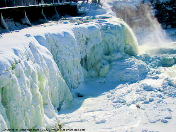 Frozen Rideau Falls Picture Board by Stephanie Moore