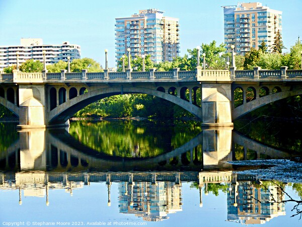 Reflection of the Cummings Bridge Picture Board by Stephanie Moore